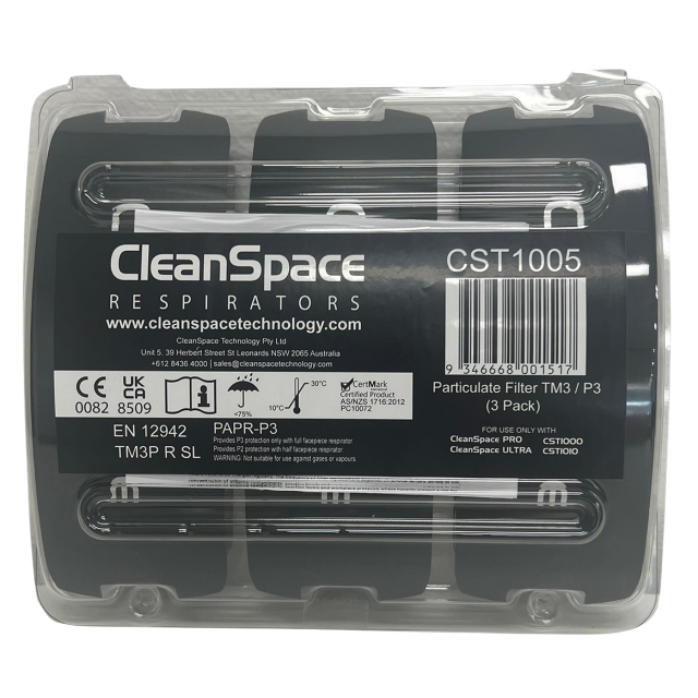 CleanSpace™ CST Standard TM3 P3 Particulate Filter (CST1005, 3-Pack)