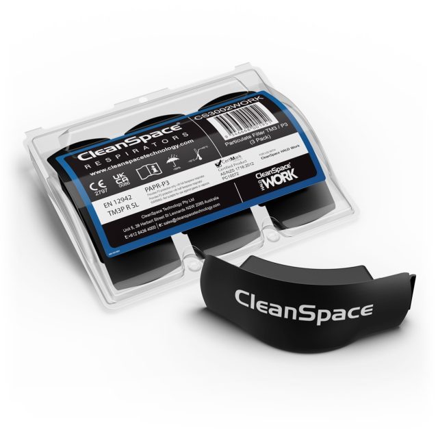 CleanSpace™ CST Standard TM3 P3 Particulate Filter (CS3002WORK, 3-Pack)